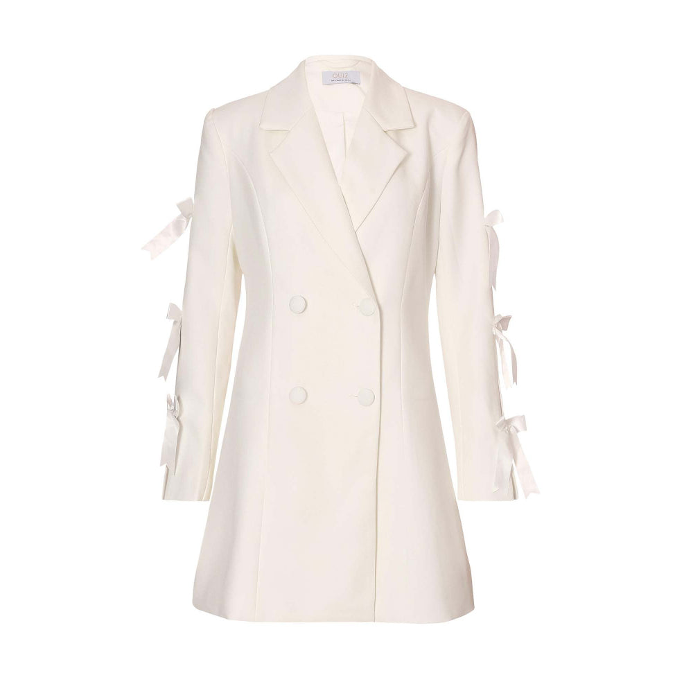 Quiz Clothing White Women Blazer Dress