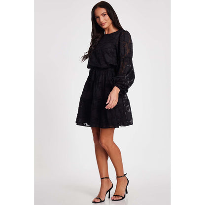 Quiz Clothing Black Women Fit and Flare Dress