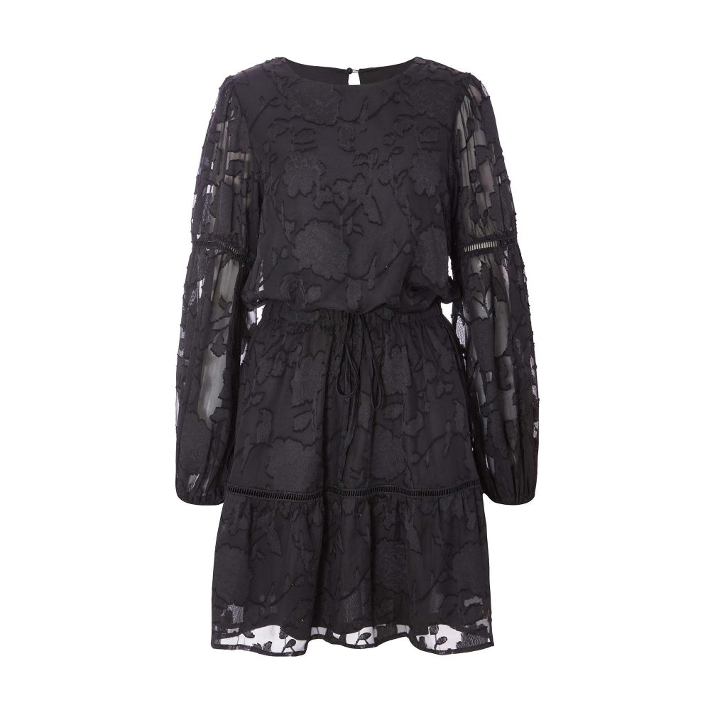 Quiz Clothing Black Women Fit and Flare Dress
