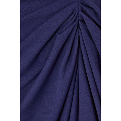 Quiz Clothing Navy Blue Women Wrap Bodycon Dress