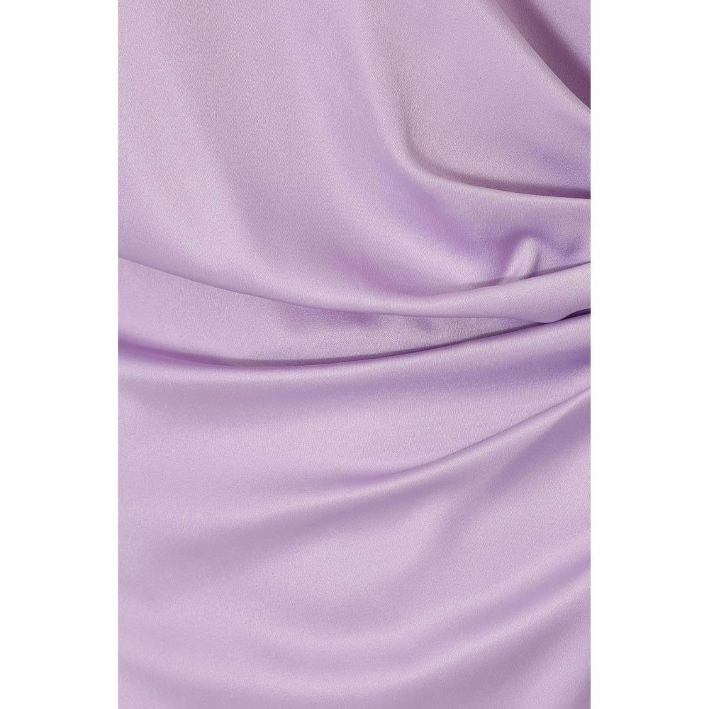Quiz Clothing Lavender Women Sheath Maxi Dress