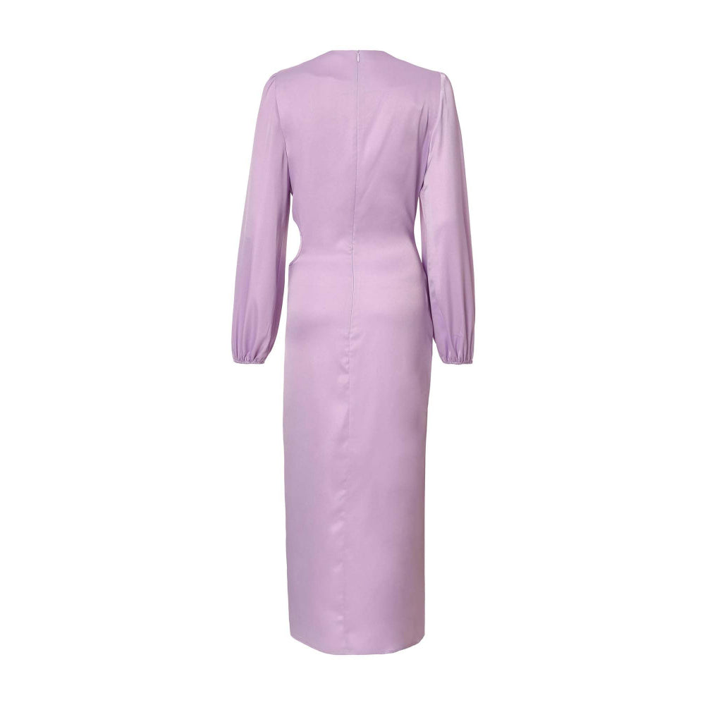 Quiz Clothing Lavender Women Sheath Maxi Dress
