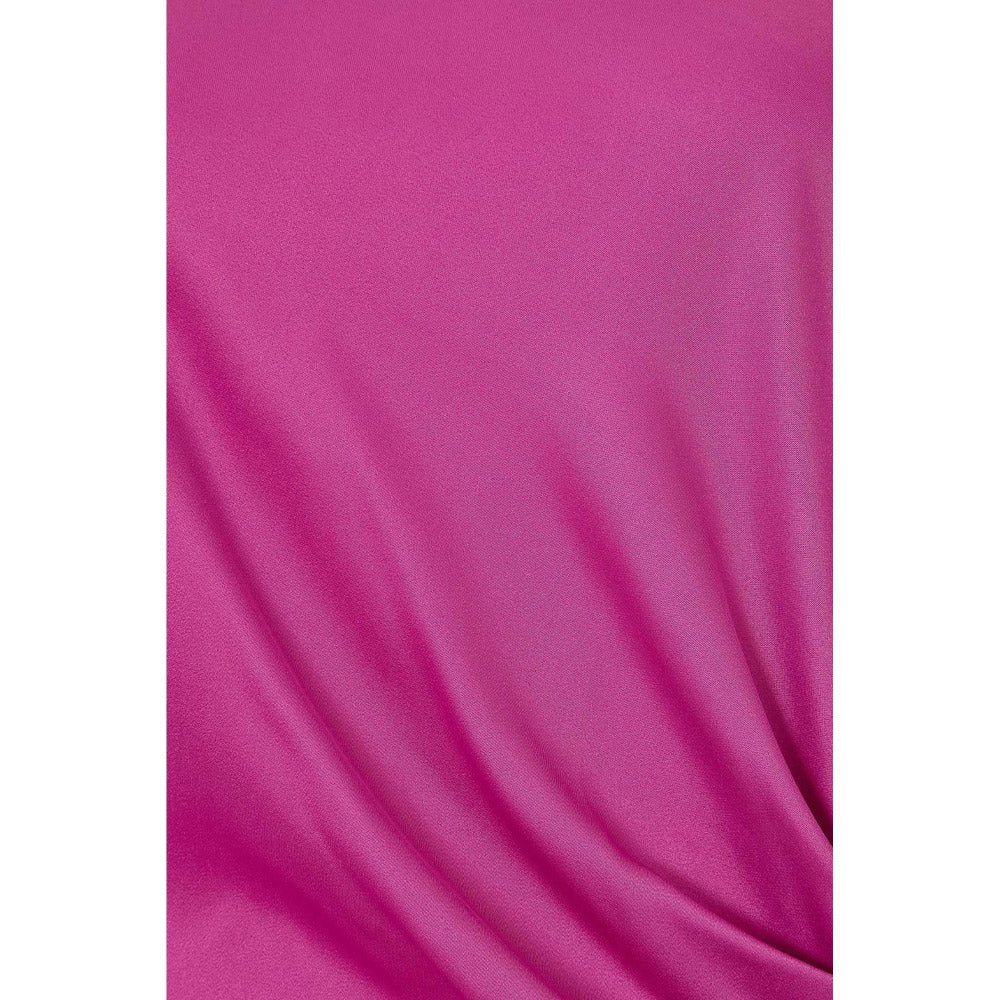 Quiz Clothing Magenta Women Sheath Maxi Dress