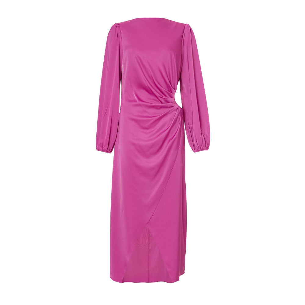 Quiz Clothing Magenta Women Sheath Maxi Dress