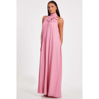 Quiz Clothing Pink Women A-Line Dress