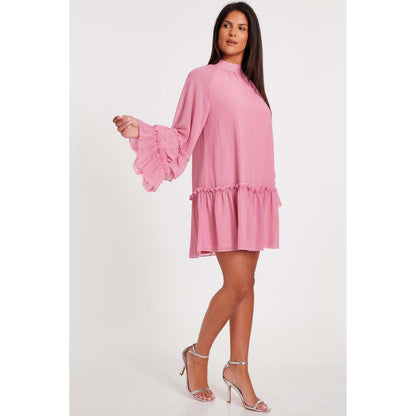 Quiz Clothing Pink Women Fit And Flare Dress