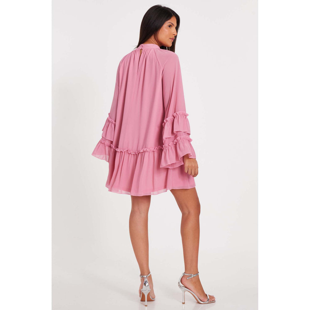 Quiz Clothing Pink Women Fit And Flare Dress