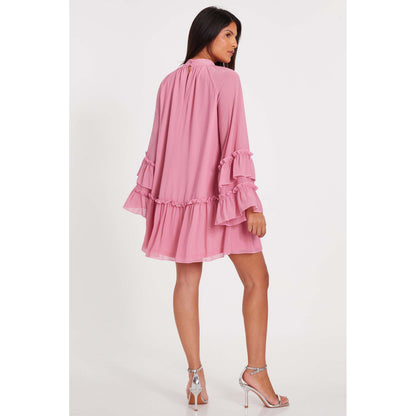 Quiz Clothing Pink Women Fit And Flare Dress