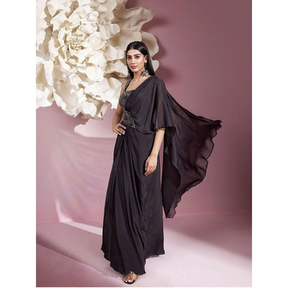 Qunic Black Midnight Muse Gown