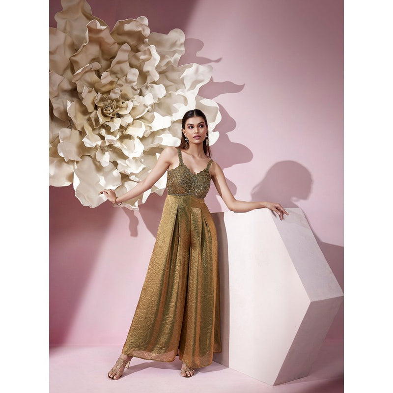 Qunic Brown Ember Jumpsuit