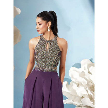 Qunic Purple Orchid Dust Jumpsuit