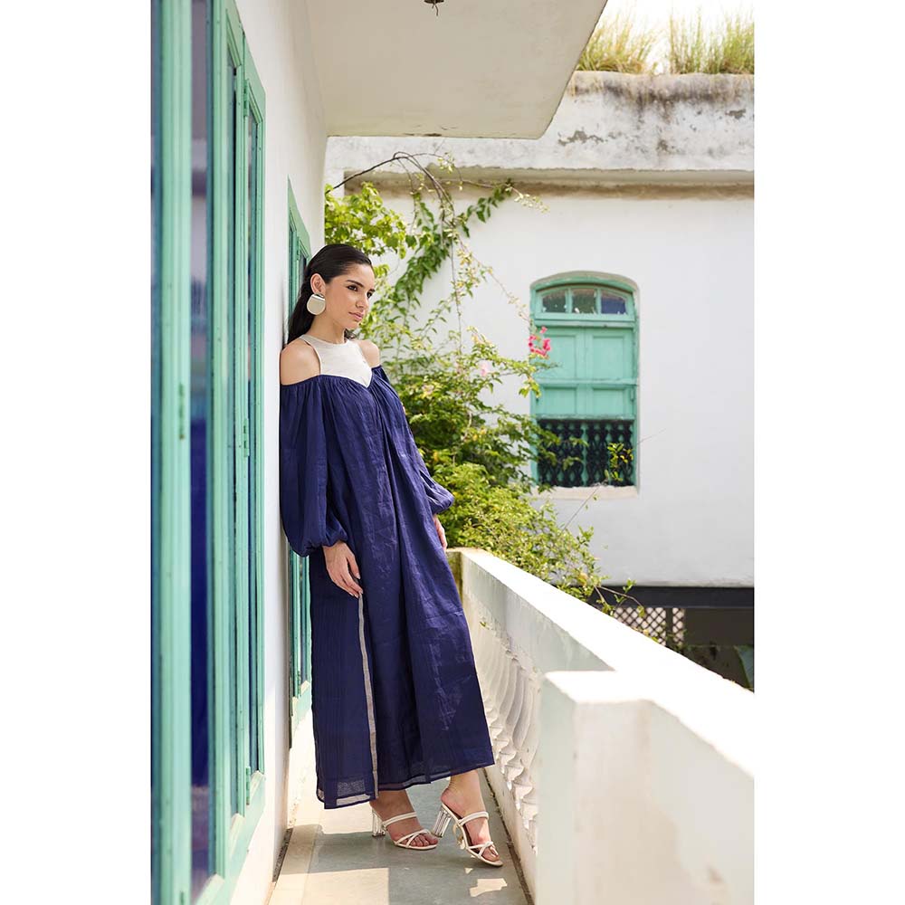 Raas Life Blue Ramya Chanderi Dress