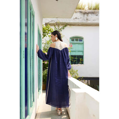 Raas Life Blue Ramya Chanderi Dress