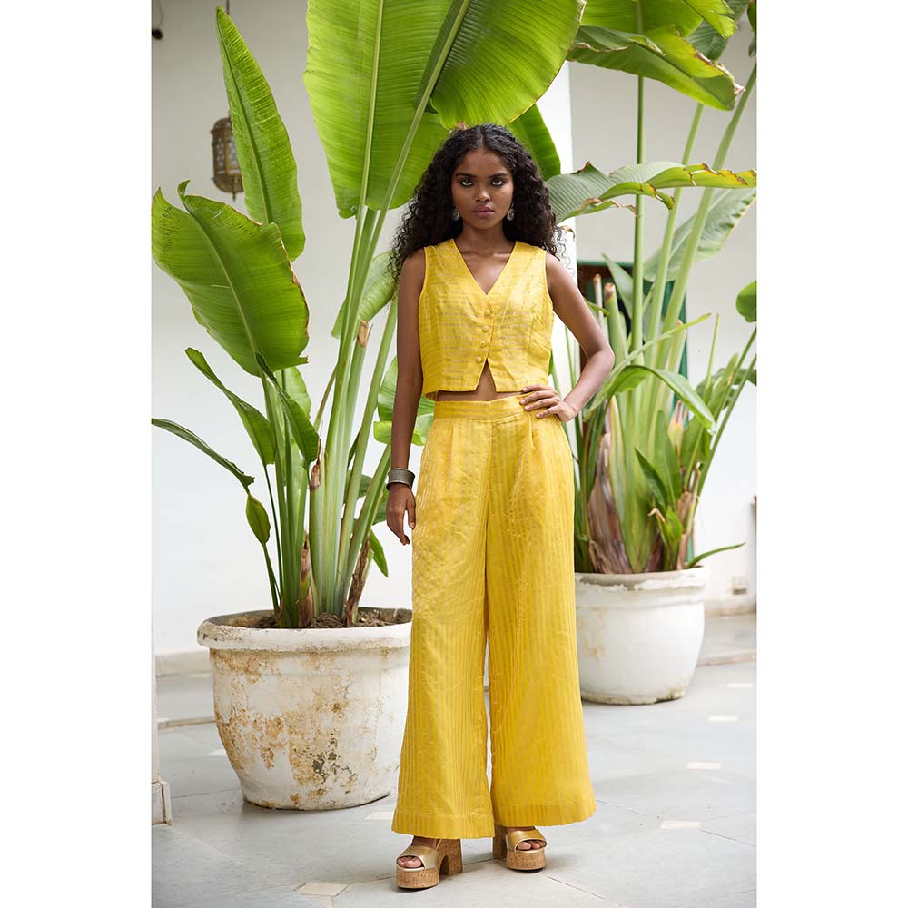 Raas Life Sabya Yellow Pant