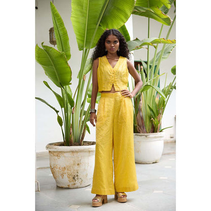 Raas Life Sabya Yellow Pant