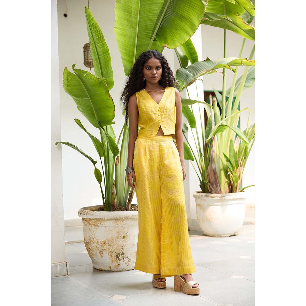 Raas Life Sabya Yellow Pant