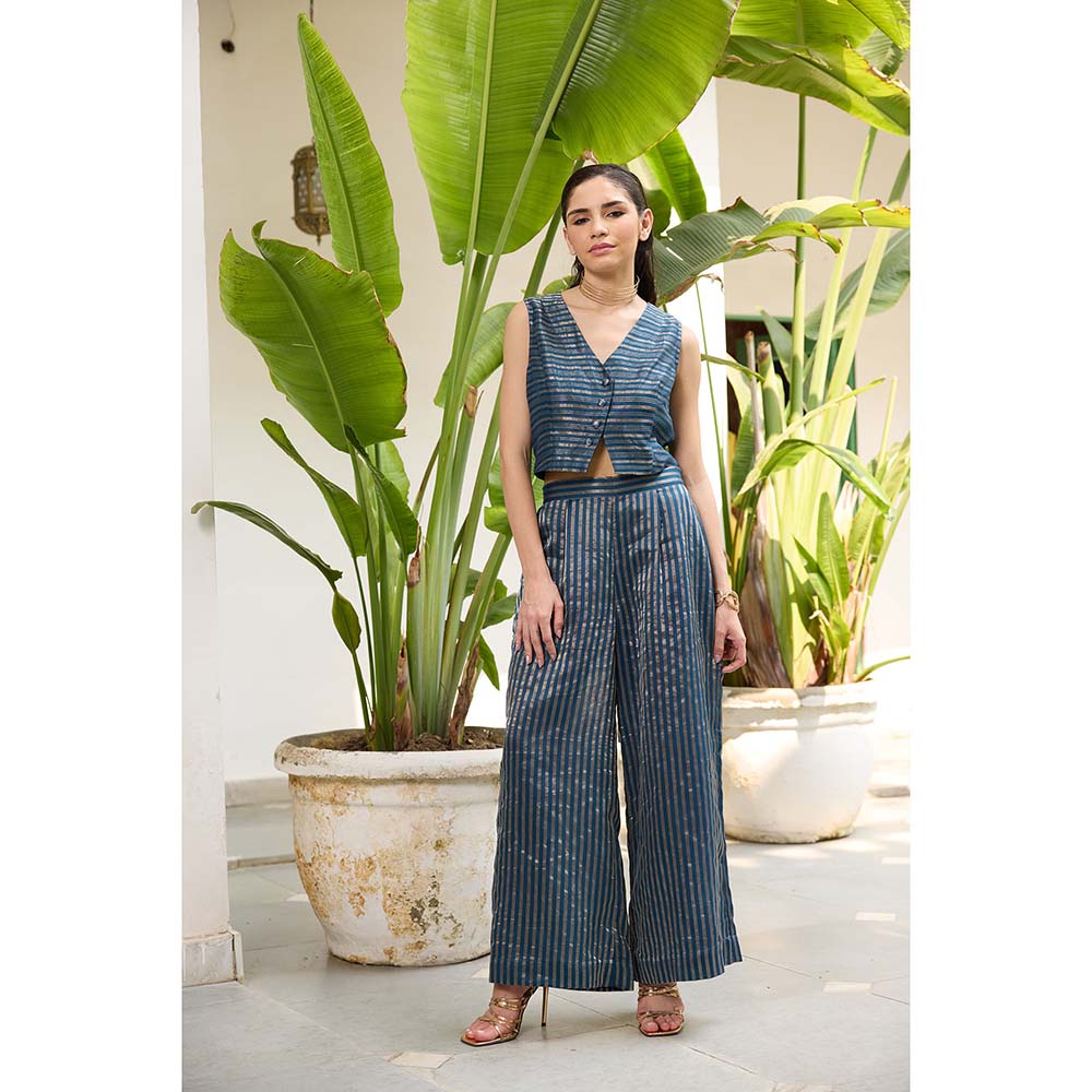 Raas Life Sabya Blue Pant