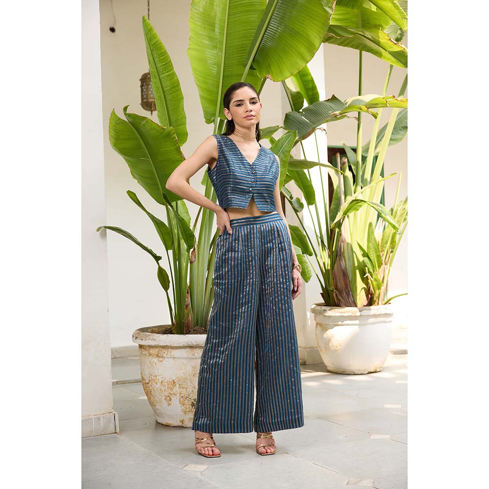 Raas Life Sabya Blue Pant