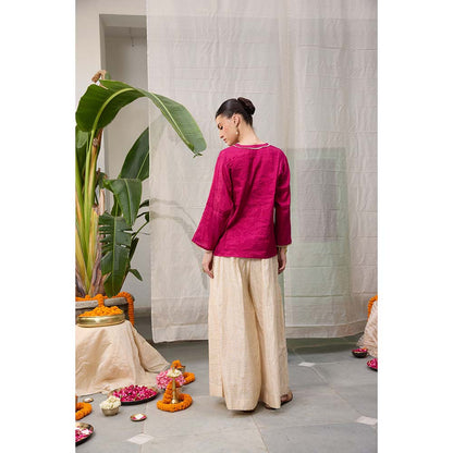 Raas Life Kaveri Ivory Palazzo
