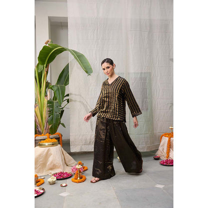 Raas Life Kaveri Black Palazzo
