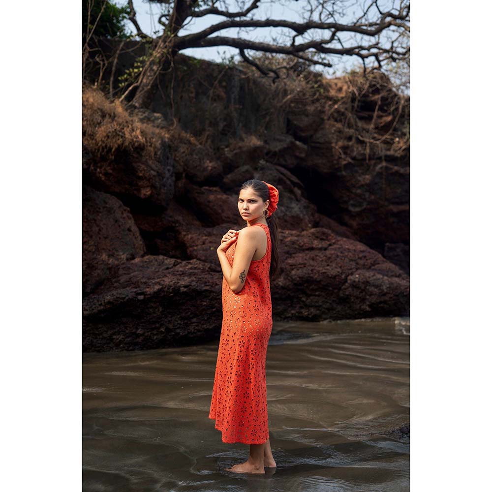 Raas Life Pranged Mazia Self Design Dress