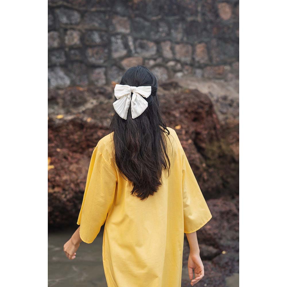 Raas Life Yellow Soriee Solid Dress
