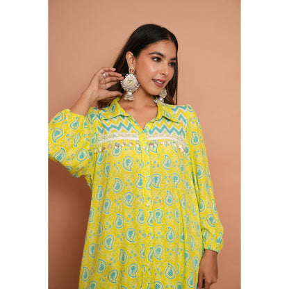 Rabnoor K Sethi Yellow Festive Tunic
