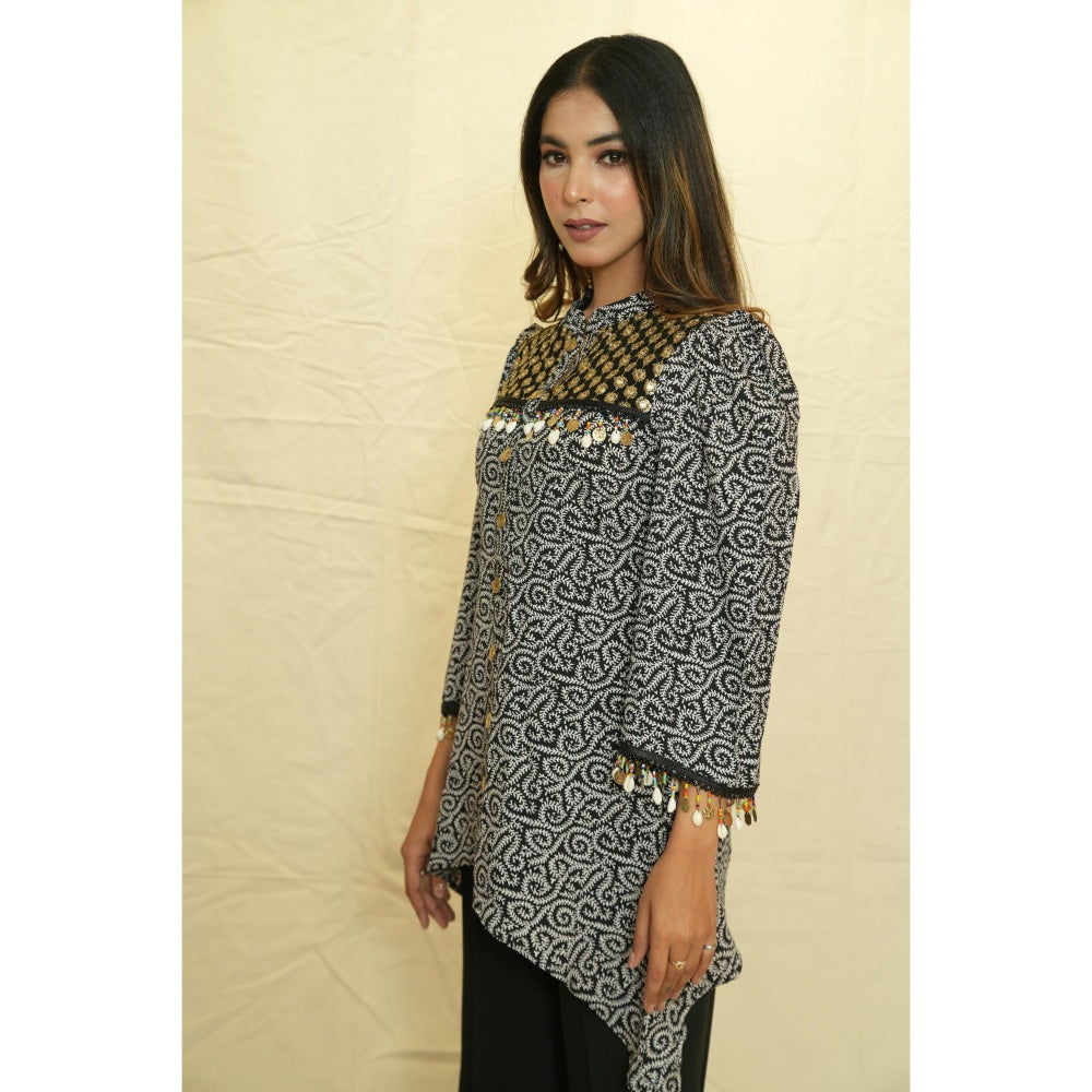 Rabnoor K Sethi Black Festive Tunic