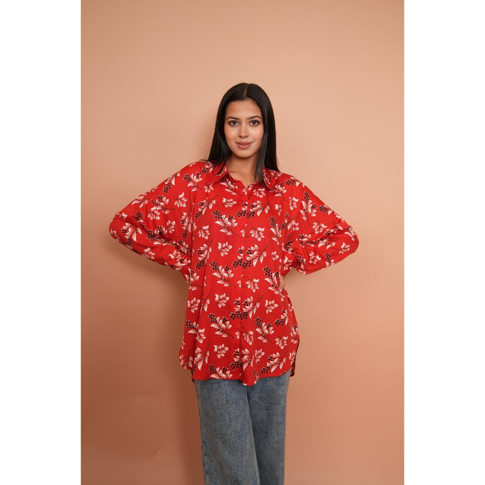 Rabnoor K Sethi Red Formal Shirt