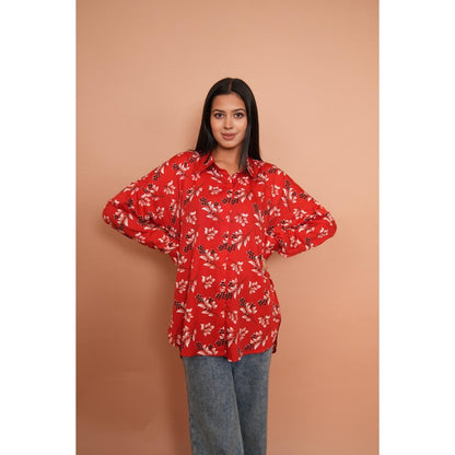 Rabnoor K Sethi Red Formal Shirt