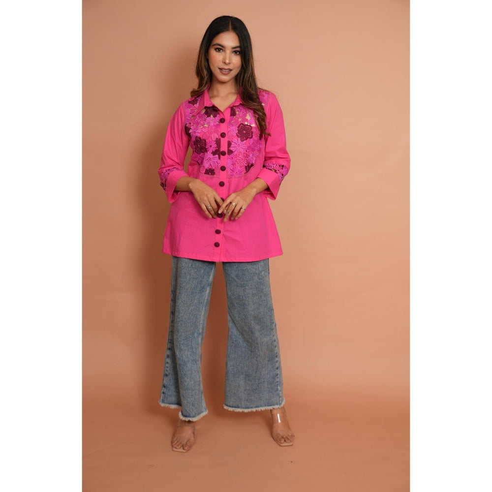 Rabnoor K Sethi Hot Pink Shirt