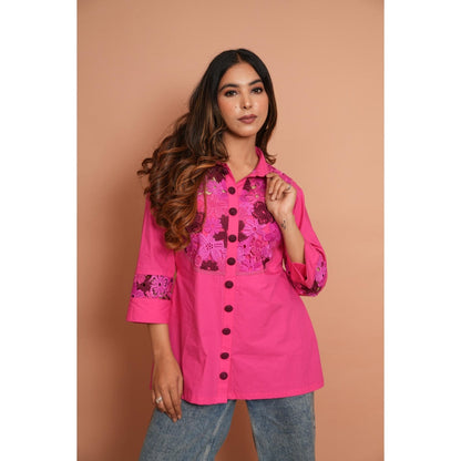 Rabnoor K Sethi Hot Pink Shirt