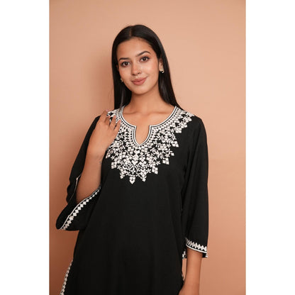 Rabnoor K Sethi Black Kurta with Pant (Set of 2)