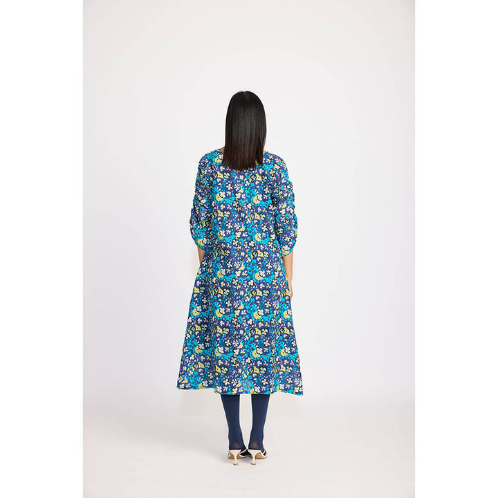 RadhaRaman Gardenia Wrap Midi Dress
