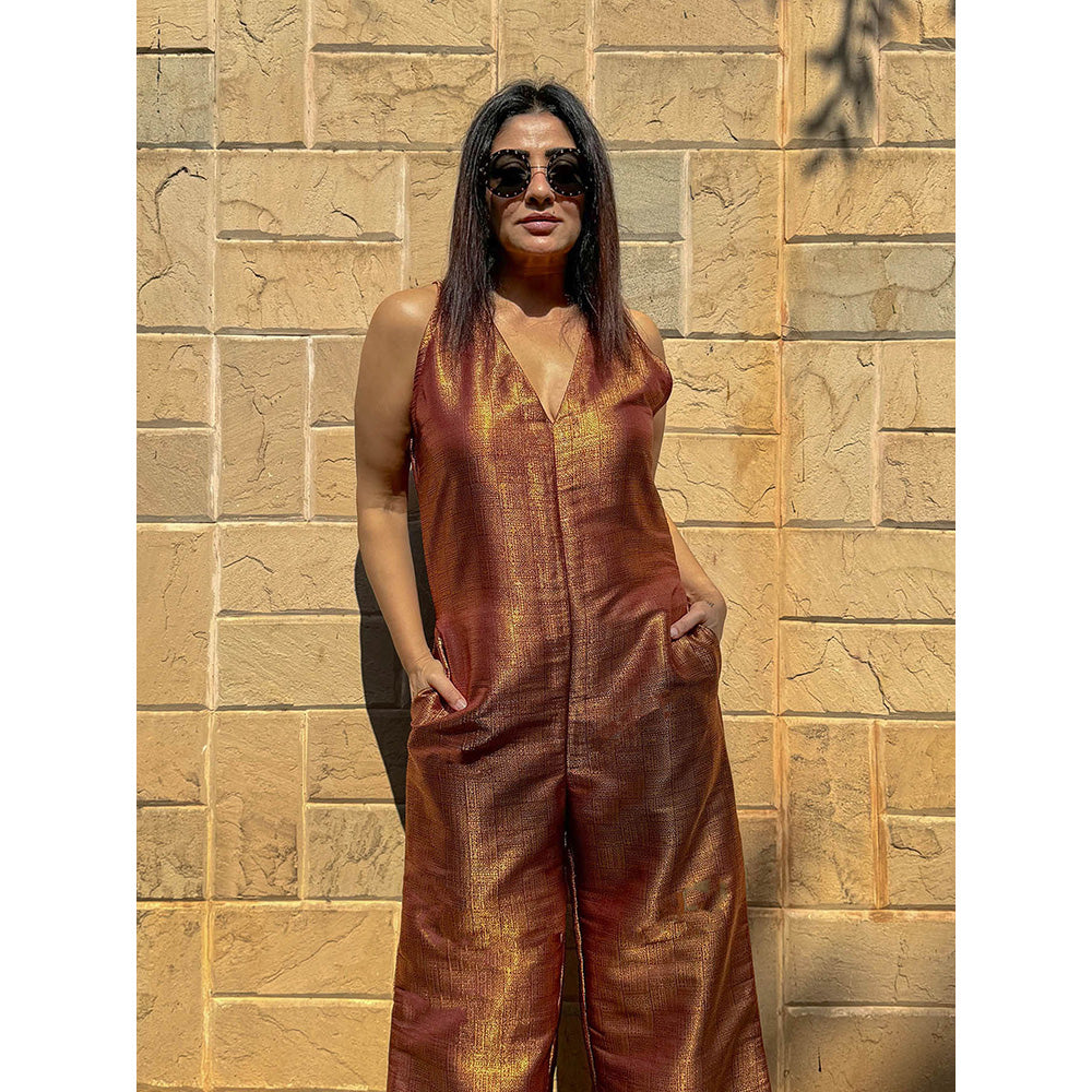 RAISHAA Copper Festive Jumpsuit