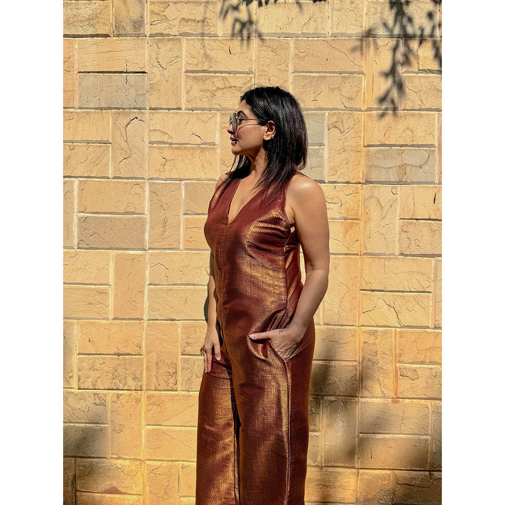 RAISHAA Copper Festive Jumpsuit