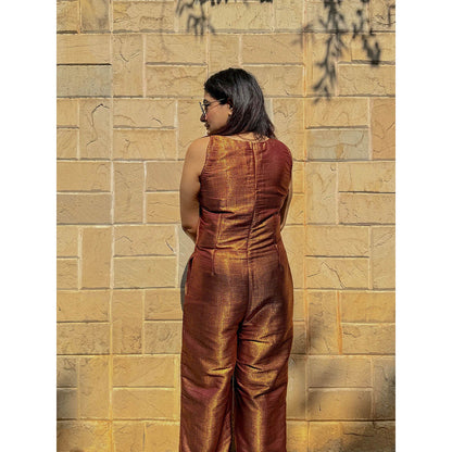 RAISHAA Copper Festive Jumpsuit