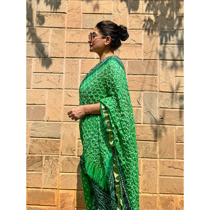 RAISHAA Green Jade Festive Co-Ord (Set of 3)