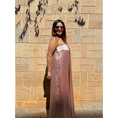 RAISHAA Rose Gold Cocktail Jumpsuit