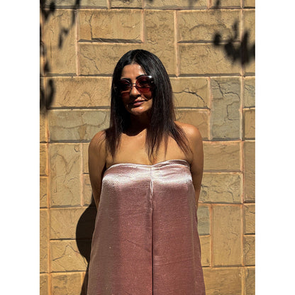 RAISHAA Rose Gold Cocktail Jumpsuit