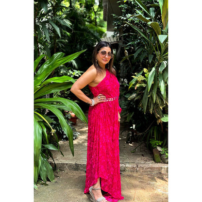 RAISHAA Pink Freya Dress