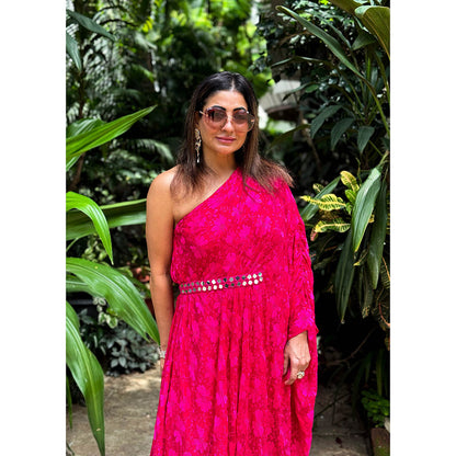 RAISHAA Pink Freya Dress