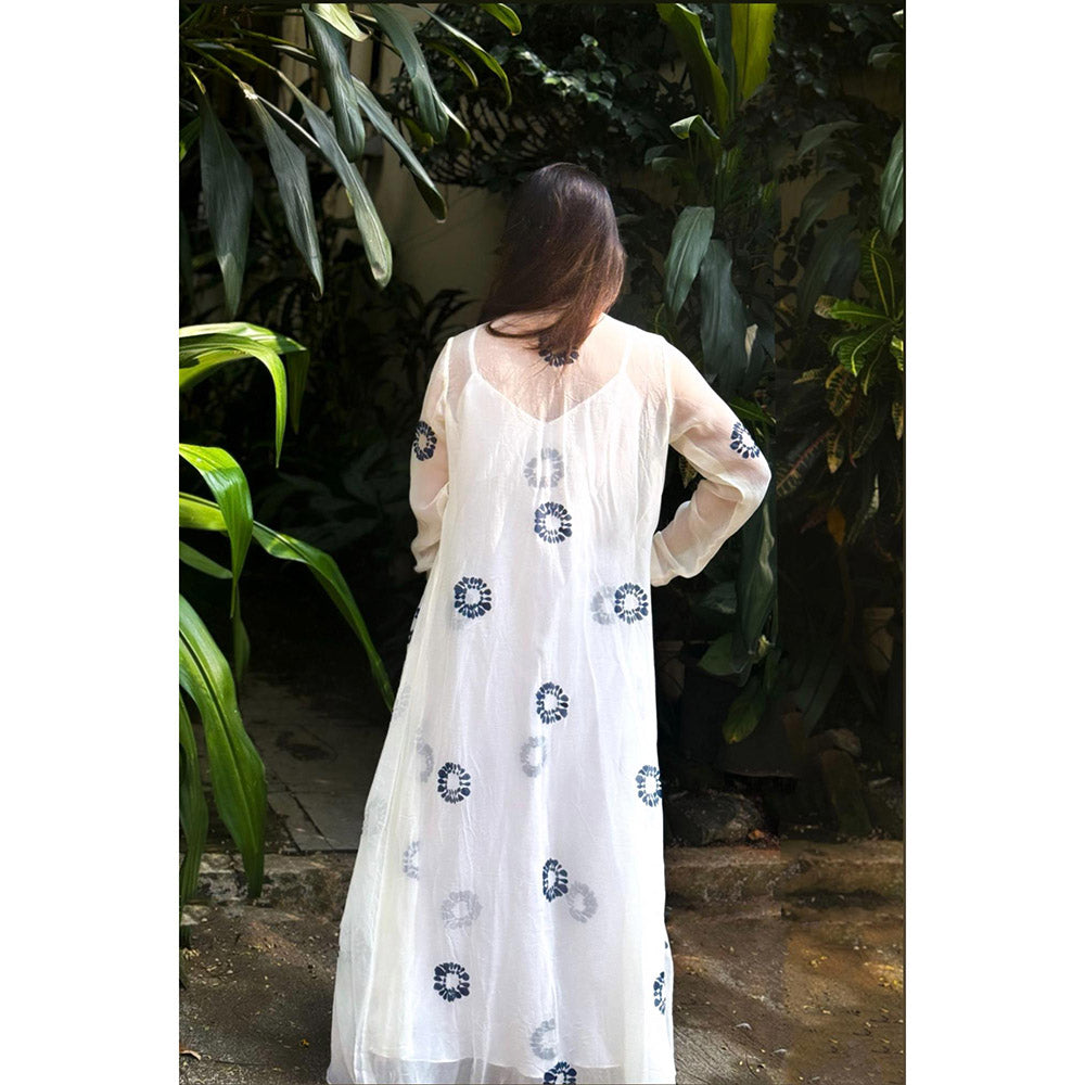 RAISHAA Suki Hand Painted Shrug with Maxi Dress (Set of 2)