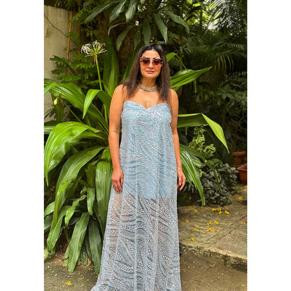 RAISHAA Blue Calypso Maxi Dress