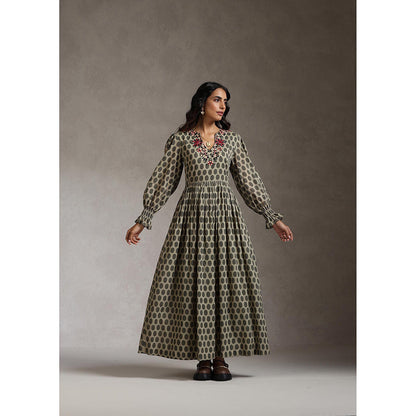 Raiman Rose Garden Embroidered Dress