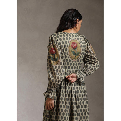 Raiman Rose Garden Embroidered Dress