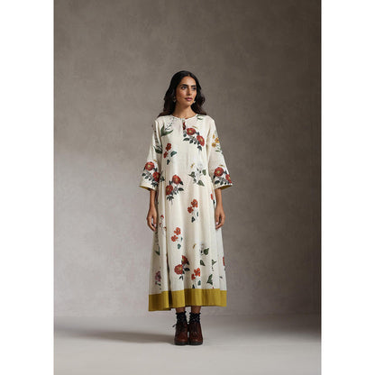 Raiman Botanical Folklore Floral Dress with Slip (Set of 2)