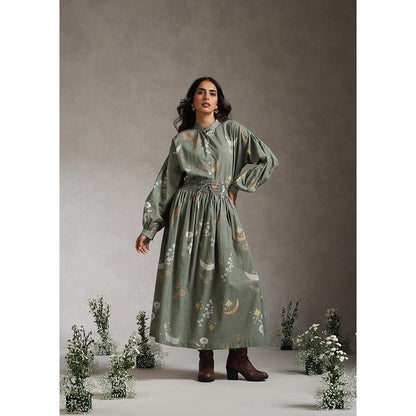 Raiman Sage Enchanted Garden Shirt Style Top and Skirt (Set of 2)