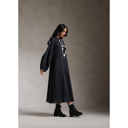 Raiman Star Peasant Embroidered Dress with Slip (Set of 2)