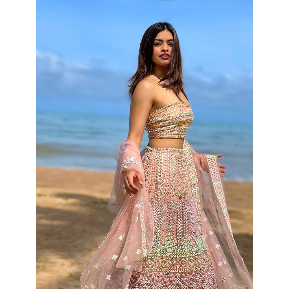 RAISHAA Multi-Color The Bridesmaid Lehenga with Blouse (Set of 2)